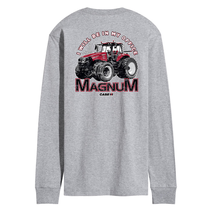 I Will Be In My Office Magnum Men's Long Sleeve T-Shirt