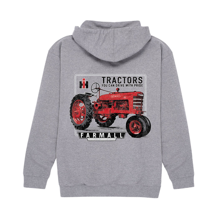 Vintage Tractors You Can Drive With Pride IH Mens Hoodie