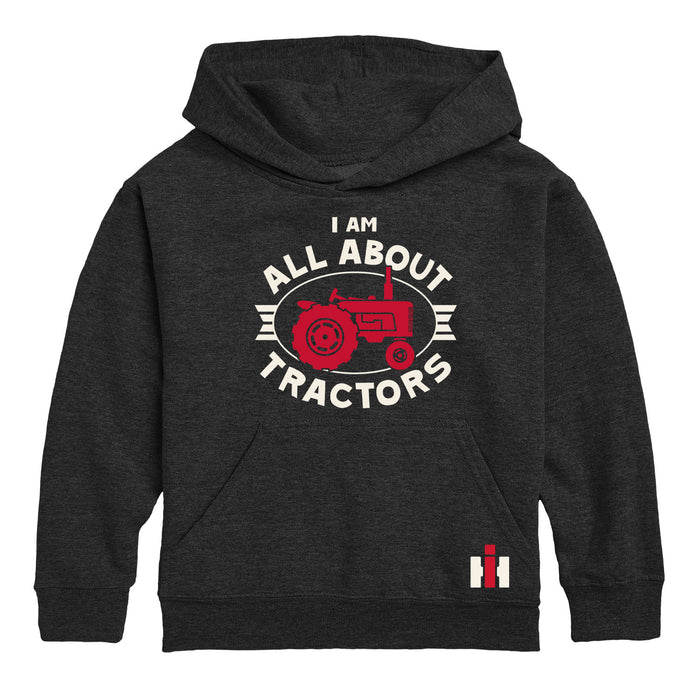 All About Red Tractors IH Boys Pullover Hoodie