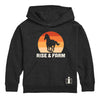 Rise And Farm Horse IH Girls Pullover Hoodie