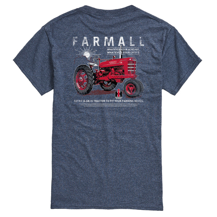 Farmall Farming Needs IH Mens Short Sleeve Tee