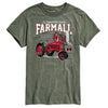 IH Farmall Retro Tractor On Farm IH Mens Short Sleeve Tee