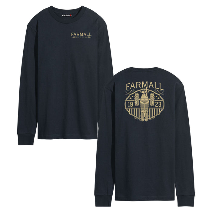 Farmall Built In The USA IH Mens Long Sleeve Tee