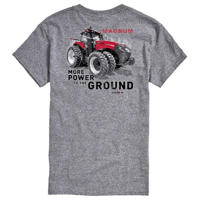 Magnum Power To The Ground Case IH Mens Short Sleeve Tee