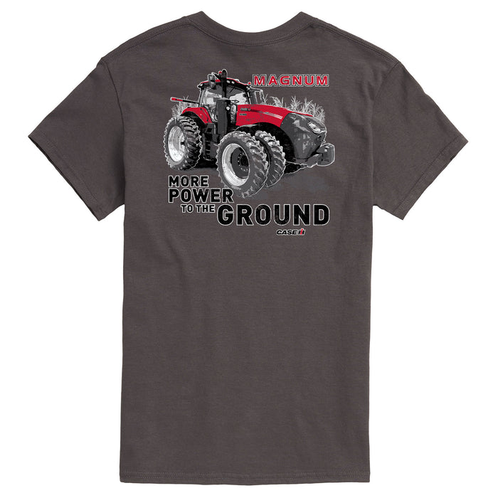 Magnum Power To The Ground Case IH Mens Short Sleeve Tee