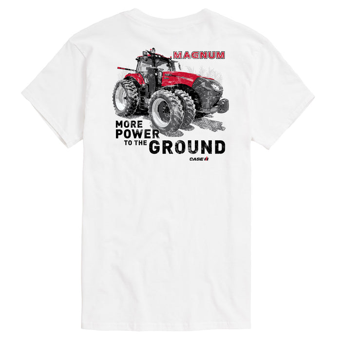 Magnum Power To The Ground Case IH Mens Short Sleeve Tee