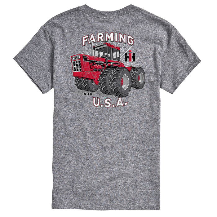 Farming In The USA International Tractor Mens Short Sleeve Tee