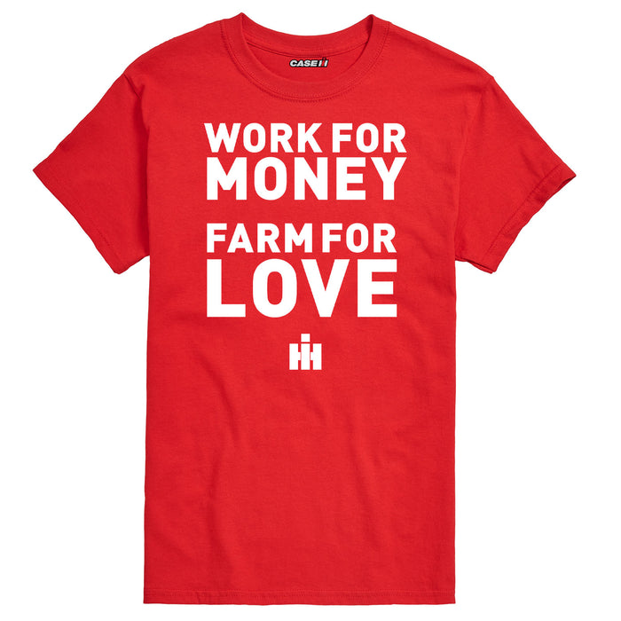Farm For Love Case IH Mens Short Sleeve Tee