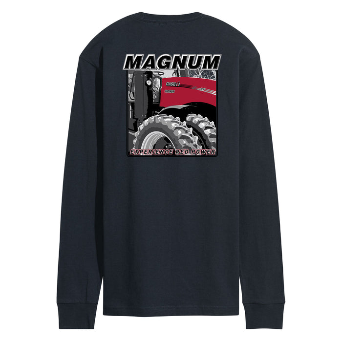 Magnum Experience Red Power Case IH Mens Mens Long Sleeve Tee