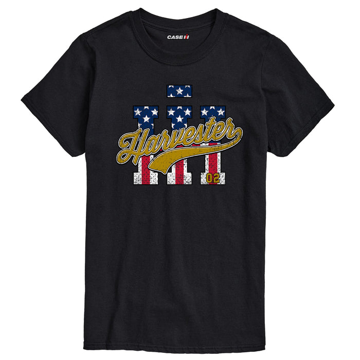 IH Harvester BBTail Patriotic Mens Short Sleeve Tee