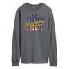 IH Harvester BBTail Patriotic Mens Long Sleeve Tee