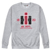 Vintage Collegiate Look Mens Crew Fleece