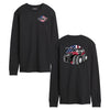 Magnum wFlag Case IH Mens Long Sleeve Tee