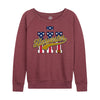 IH Harvester BBTail Patriotic Womens French Terry Pullover