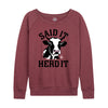 Said it Herd It Cow Womens French Terry Pullover