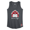 Red Plaid Barn Life IH Womens Racerback Tank