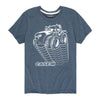 Case IH Retro Repeat Boys Short Sleeve Tee