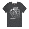 Case IH Retro Repeat Boys Short Sleeve Tee