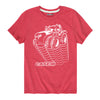 Case IH Retro Repeat Boys Short Sleeve Tee