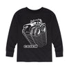 Case IH Retro Repeat Boys Long Sleeve Tee