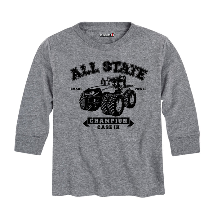 All State Smart Power Case IH Boys Long Sleeve Tee