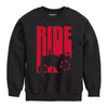 Retro RIDE Tractor IH Boys Crew Fleece