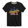 IH Harvester BBTail Patriotic Boys Short Sleeve Tee