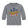 IH Harvester BBTail Patriotic Boys Long Sleeve Tee