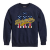 IH Harvester BBTail Patriotic Boys Crew Fleece