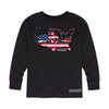 Magnum USA Map Case IH  Boys Long Sleeve Tee