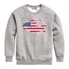 Magnum USA Map Case IH  Boys Crew Fleece