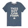 This Boy Can Farm IH Boys Short Sleeve Tee