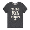 This Boy Can Farm IH Boys Short Sleeve Tee