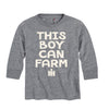 This Boy Can Farm IH Boys Long Sleeve Tee