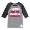 Farmer In Training Boys Raglan