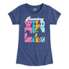 Running Wild IH Girls Fitted Short Sleeve Tee