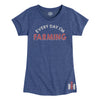 Every Day Im Farming IH Girls Fitted Short Sleeve Tee