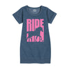 Retro RIDE Horse IH Girls Fleece Dress