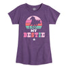 Horse My Bestie IH Girls Fitted Short Sleeve Tee