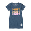 Howdy Retro Stacked IH Girls Fleece Dress