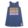 Howdy Retro Stacked IH Girls Aline Dress