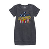 IH Harvester BBTail Patriotic Girls Fleece Dress