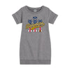 IH Harvester BBTail Patriotic Girls Fleece Dress