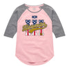 IH Harvester BBTail Patriotic Girls Raglan