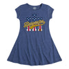 IH Harvester BBTail Patriotic Girls Fit and Flare Dress