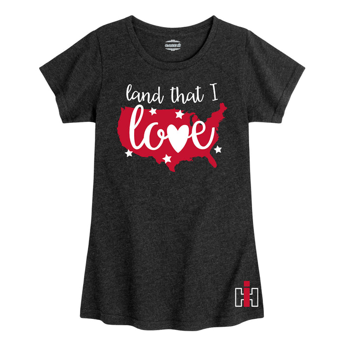 Land That I Love IH Girls Fitted Short Sleeve Tee