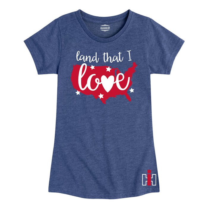 Land That I Love IH Girls Fitted Short Sleeve Tee