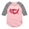 Land That I Love IH Girls Raglan