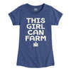 This Girl Can Farm IH Girls Fitted Short Sleeve Tee