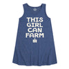 This Girl Can Farm IH Girls Aline Dress